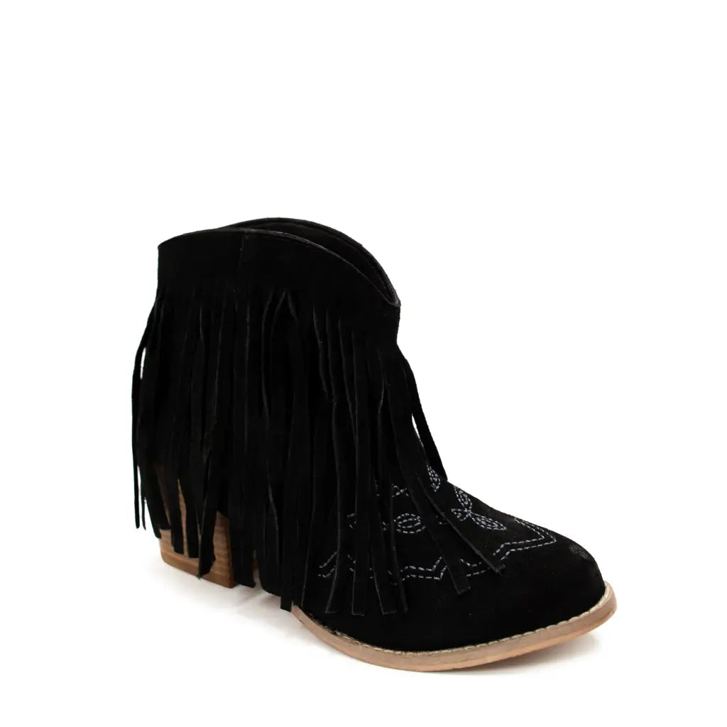 Our Amos Ankle Booties in Black Suede will be your next staple statement piece! They feature a genuine suede upper