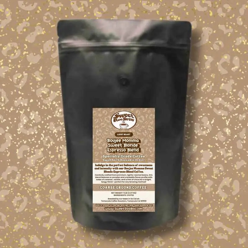 Named for Momma Diane this boujee blonde espresso features caramel vanilla and citrus notes. Small-batch roasted zero