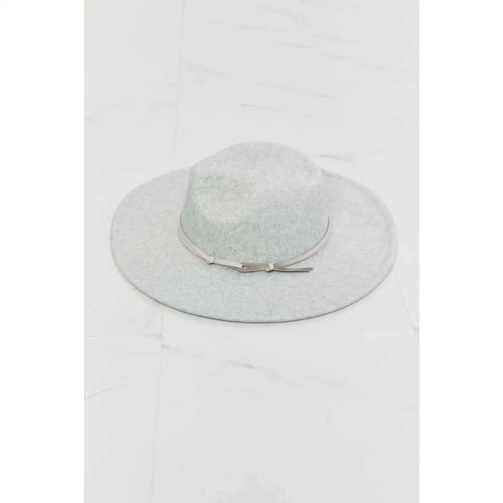 Our Festival Babe Fedora Hat in light gray is neutral enough to pair with a wide range of outfits. Featuring thin faux