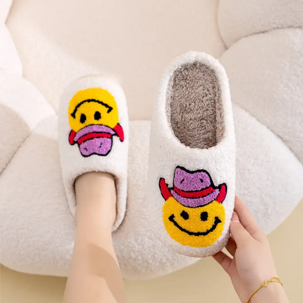 Happy Cowgirl Slippers - S