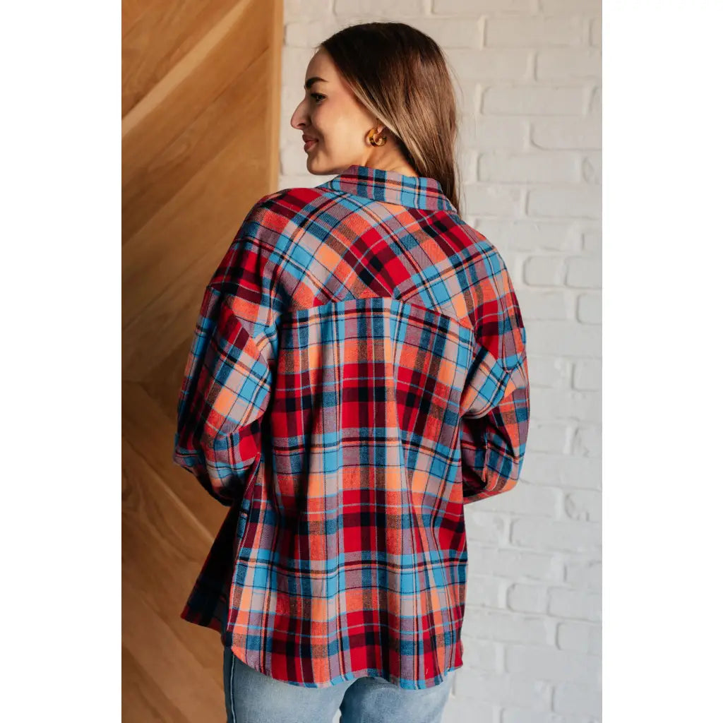 Makes Sense Plaid Button Up