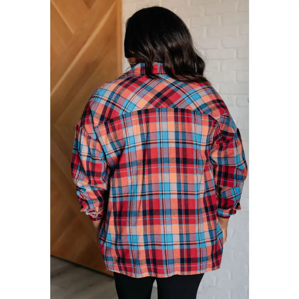 Makes Sense Plaid Button Up