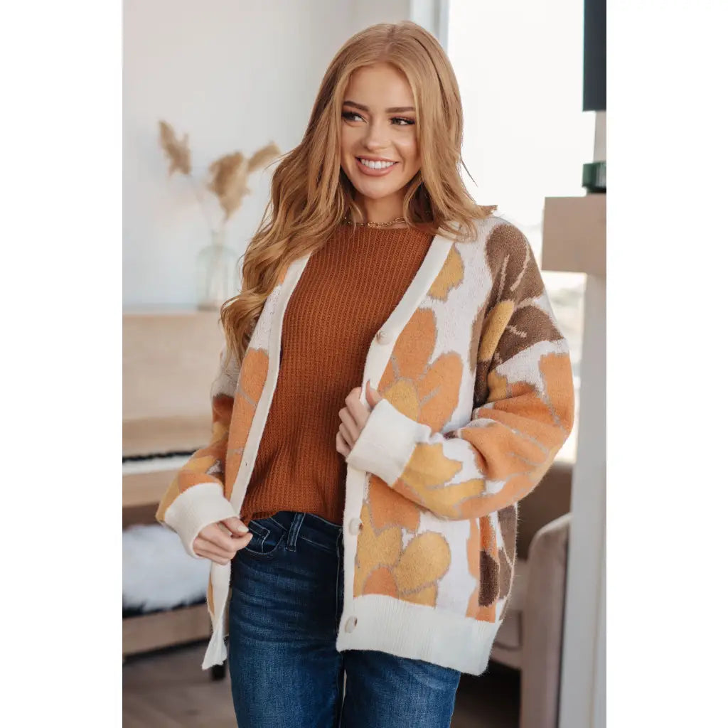 Lightweight oversized dolman knit short sleeve sweater in pumpkin spice. Perfect for Southern fall fashion. Plus size