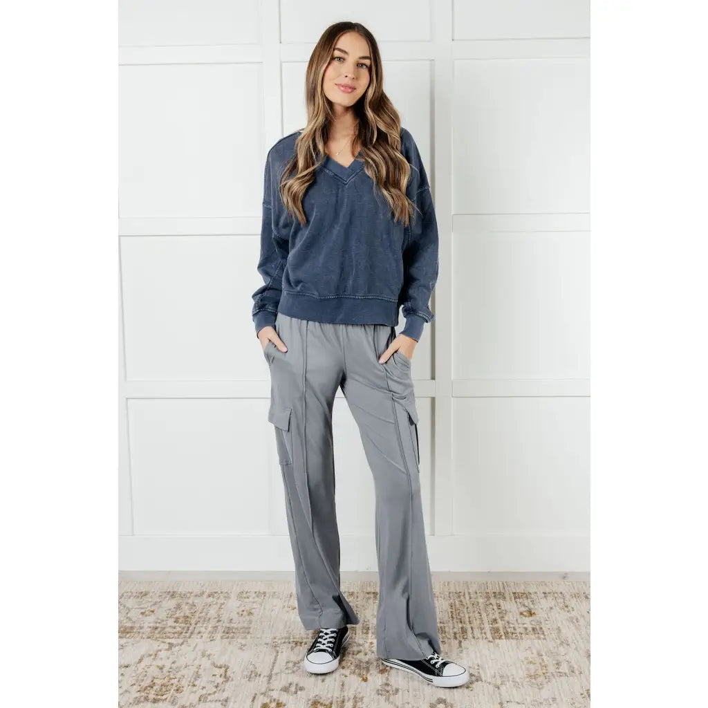 Enjoy the comfort and style of our Race to Relax Cargo Pants made from a stretchy microfiber nylon for soft feel. Plus