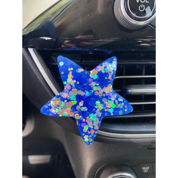 Car Vent Clip Air Freshener - Glitter Star