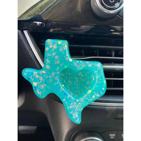 Car Vent Clip Air Freshener - Glitter Texas