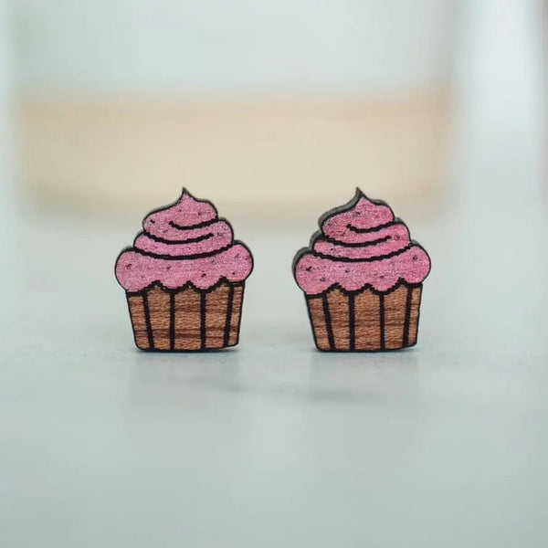 Cupcake Studs - Earrings