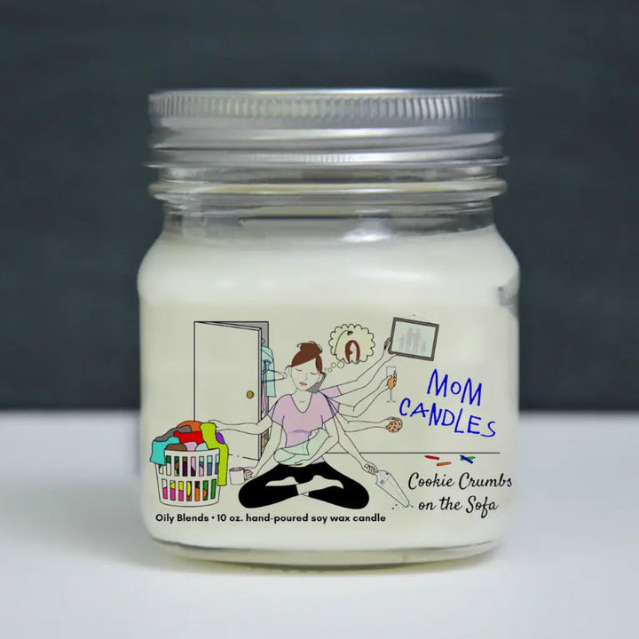 Mom Candles - 50 Hour Burn Time Soy Wax - Cookie Crumbs -