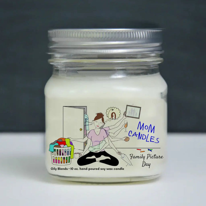 Mom Candles - 50 Hour Burn Time Soy Wax - Family Picture Day
