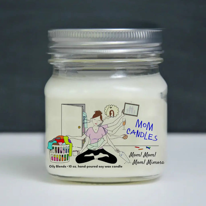 Mom Candles - 50 Hour Burn Time Soy Wax - MomMomMomMimosa -
