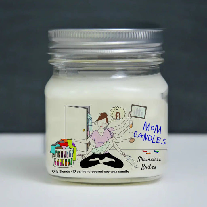 Mom Candles - 50 Hour Burn Time Soy Wax - Shameless Bribes -