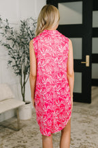 Relax a Bit Dress in Coastal Pink