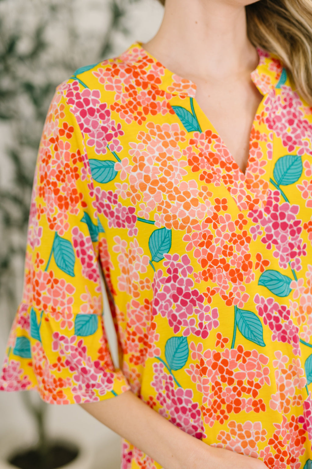 Sunlit Blooms Mini Dress