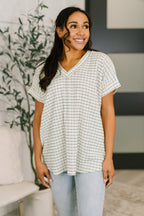 Catch Me Relaxing V-Neck Top