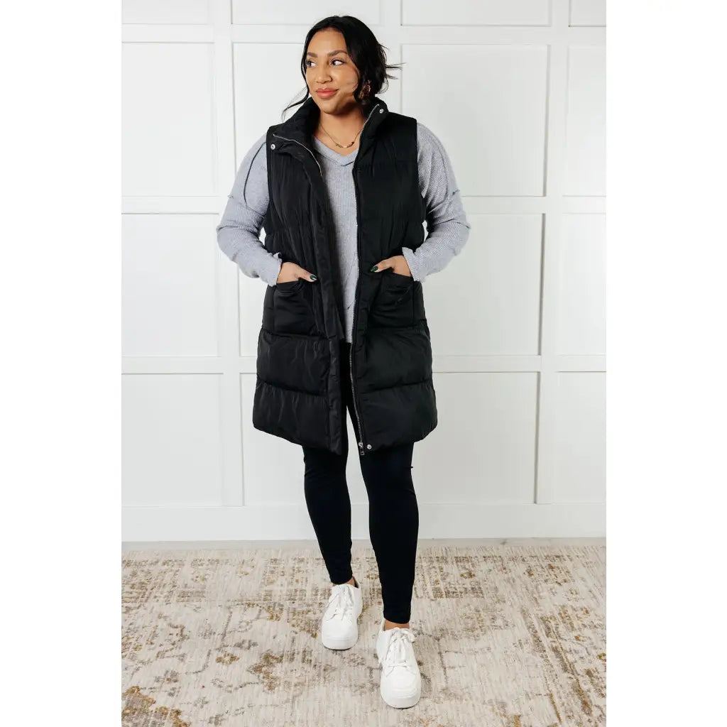 Basically Freezing V-Neck Top in Heather Grey