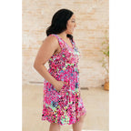 Indulge in effortless style with our Bless Your Heart V-Neck Dress Neon Fuchsia! Made from luxurious stretchy
