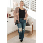 Perfect for party time our Blushing Beige Sheer Kimono is crafted of sheer accordion fabric with lurex thread accents