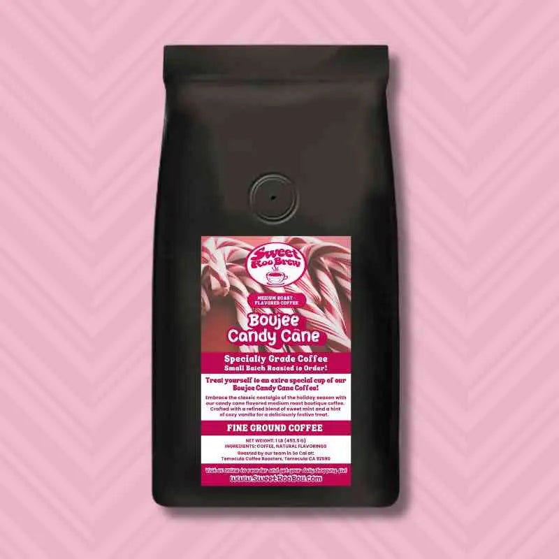 Embrace the classic nostalgia of holiday season with our candy cane flavored medium roast boutique coffee. Crafted