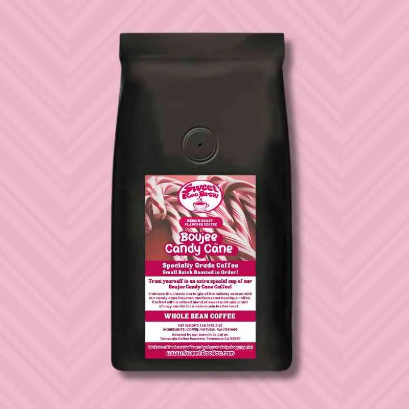 Embrace the classic nostalgia of holiday season with our candy cane flavored medium roast boutique coffee. Crafted