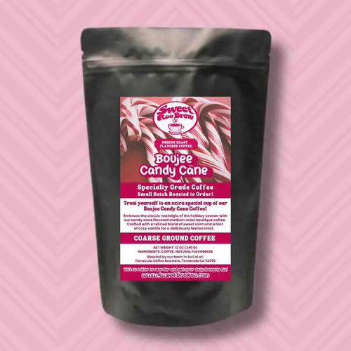 Embrace the classic nostalgia of holiday season with our candy cane flavored medium roast boutique coffee. Crafted