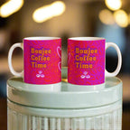 Gift glam with our Boujee Coffee Time© neon coffee bean mug. A bold boutique pick for lovers creatives and confidence