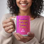 Gift glam with our Boujee Coffee Time© neon coffee bean mug. A bold boutique pick for lovers creatives and confidence