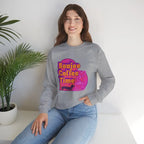 Cozy up in style with the Boujee Coffee Time sweatshirt. Available Ash Black Light Pink and Sport Gray perfect