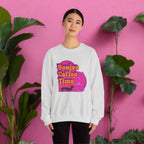 Cozy up in style with the Boujee Coffee Time sweatshirt. Available Ash Black Light Pink and Sport Gray perfect