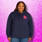 Cozy unisex French terry hoodie with bold coffee graphics. Available in sizes XS to 3XL for every Boujee Coffee lover’s