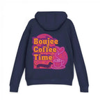Cozy unisex French terry hoodie with bold coffee graphics. Available in sizes XS to 3XL for every Boujee Coffee lover’s