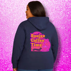 Cozy unisex French terry hoodie with bold coffee graphics. Available in sizes XS to 3XL for every Boujee Coffee lover’s