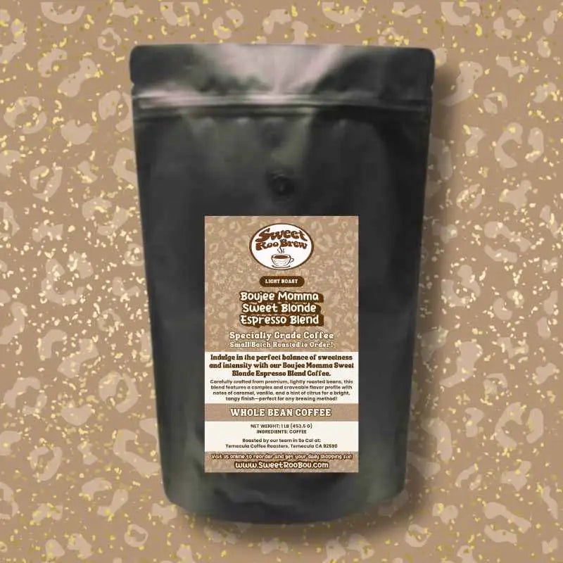 Named for Momma Diane this boujee blonde espresso features caramel vanilla and citrus notes. Small-batch roasted zero