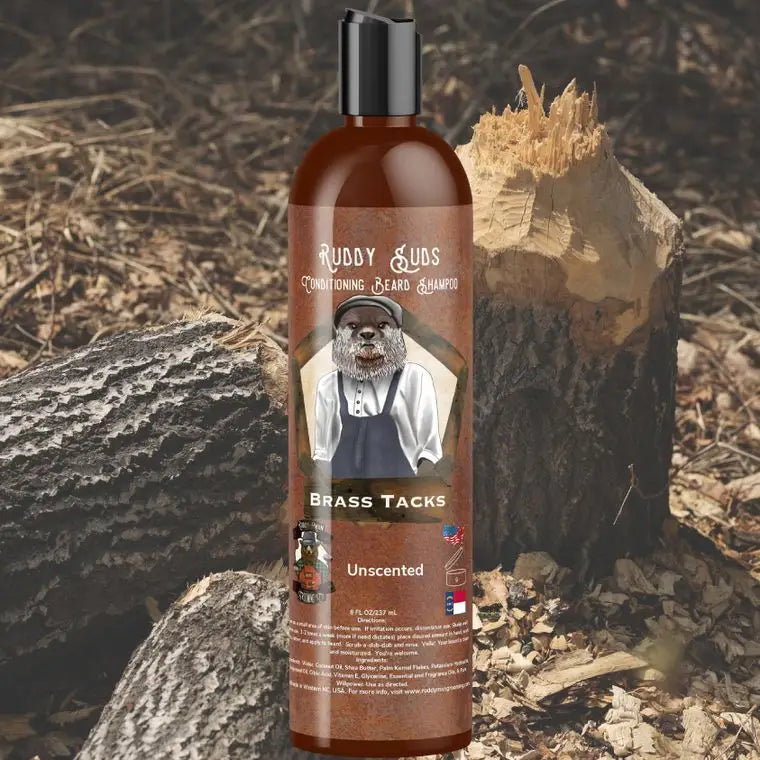 Brass Tacks Scent Profile:  UNSCENTED It’s science....beard hair has a different PH balance than the on your scalp.