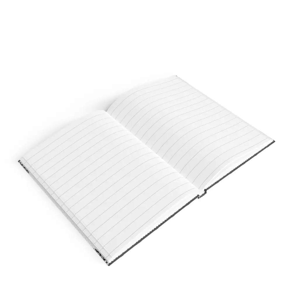 Cute and chic dachshund hardcover journal printed edge to in black white lace polka dots. 128 pages for journaling