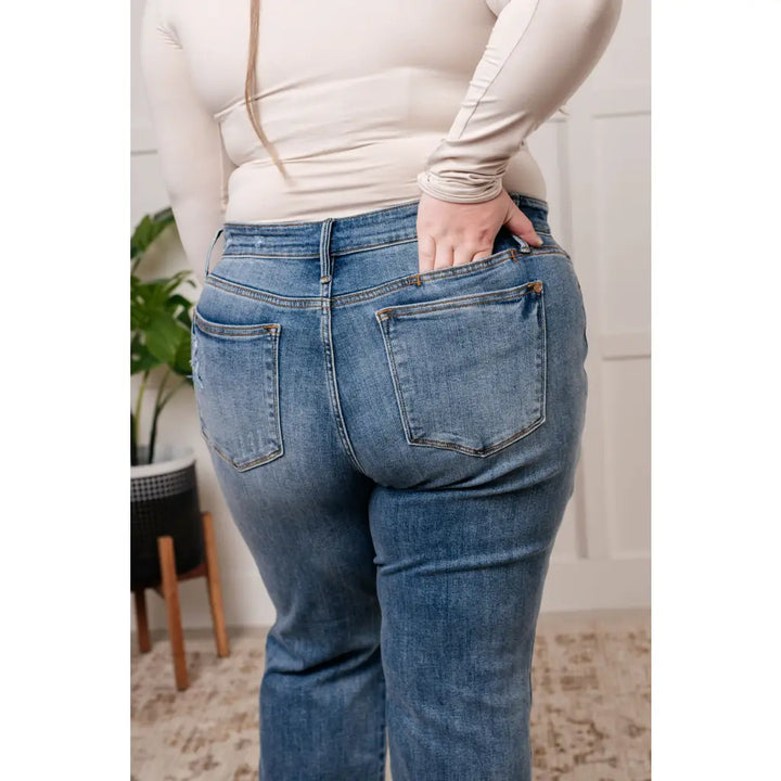 Call Me Out Mid Rise Dad Jeans - Womens