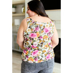 Experience effortless elegance with our floral patterned Call My Name Cowl Neck Top. Made wrinkle - free bulgari fabric