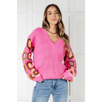 Can’t Stop this Feeling V-Neck Knit Sweater