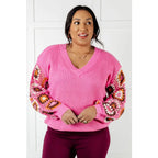 Can’t Stop this Feeling V-Neck Knit Sweater