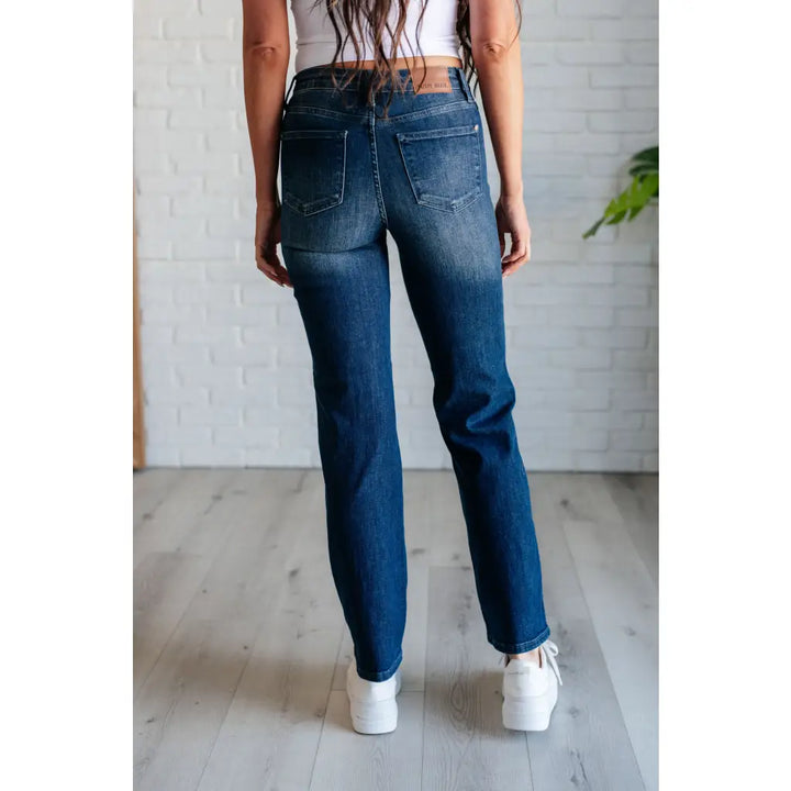 Casual Day Mid Rise Control Top Judy Blue Jeans