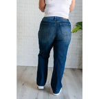 Upgrade your professional casual wardrobe with our Casual Day Mid Rise Control Top Judy Blue Jeans. The straight cut