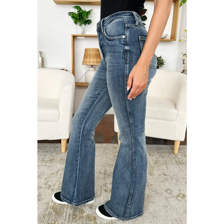 Casual Days Tummy Control Flare Judy Blue Jeans