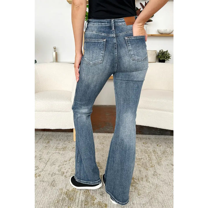 Casual Days Tummy Control Flare Judy Blue Jeans