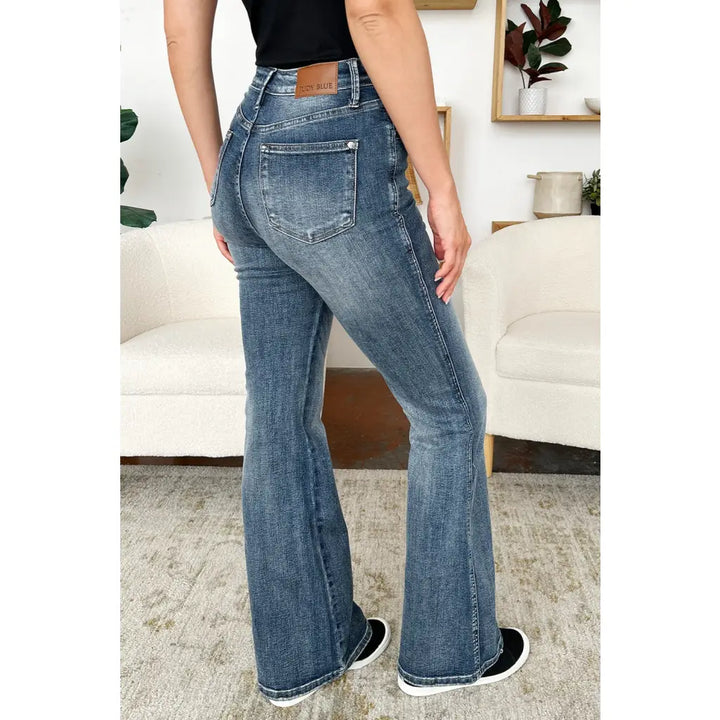 Casual Days Tummy Control Flare Judy Blue Jeans