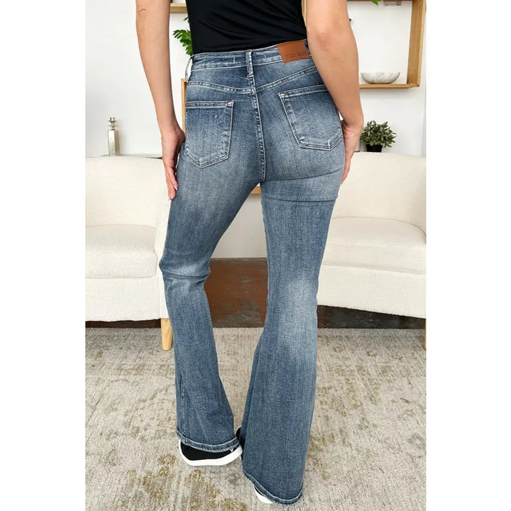 Casual Days Tummy Control Flare Judy Blue Jeans