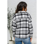 Pieces like our Cate Plaid Shacket In Black & White are hard to come by so make sure snag it while you can! Made
