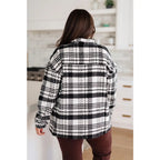 Pieces like our Cate Plaid Shacket In Black & White are hard to come by so make sure snag it while you can! Made