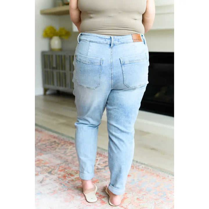 Cooper High Rise Vintage Denim Judy Blue Joggers