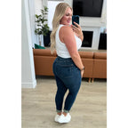 Say hello to your new wardrobe staple our Cora High Rise Control Top Skinny Jeans by Judy Blue. Featuring tummy control