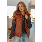 The Cozy All Over Henley Top in Cocoa is soft stylish and chic featuring a brushed ribbed knit mock neckline relaxed