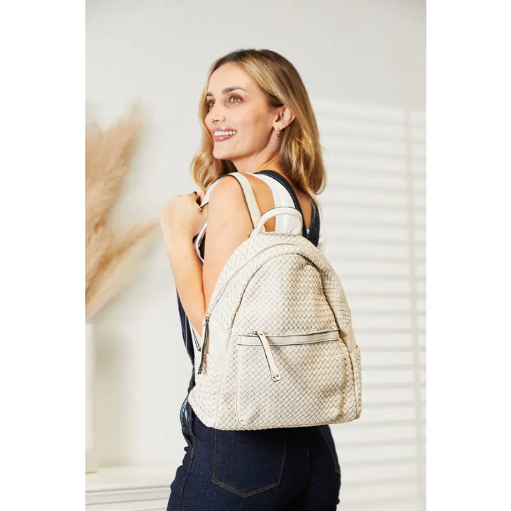 Cross My Heart Beige Backpack - One Size